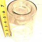 CLEAR GLASS CANDLE HOLDER