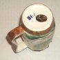 Vintage Texas Souvenir ceramic Mug Plautco Japan Horse Horseshoe Good Luck 3D