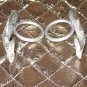 2 Detail silver Fish Napkin Rings