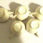 VINTAGE IVORY/ROSE PRINT TEA CUP/SAUSER SET