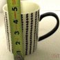 NEW BLACK& WHITE PRINTED CERAMIC MUG