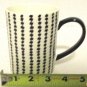 NEW BLACK& WHITE PRINTED CERAMIC MUG