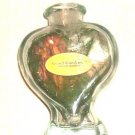 GARDEN IN A HEART SHAPE BOTTLE