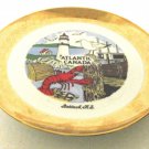 22K GOLD Atlantic Canada decor plate