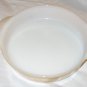 Vintage Fire King Anchor Hocking Pearl gold 8 in. pie/baking dish