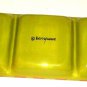3 SECTION GREEN PRINTED GLASS TRAY