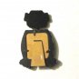 DOG WOOD BOBBLE HEAD PHOTO FRAME