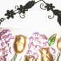 NEW!!! STAIN GLASS SUN CATCHER WELCOME SPRING WINDOW PANEL 14x12