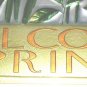 NEW!!! STAIN GLASS SUN CATCHER WELCOME SPRING WINDOW PANEL 14x12