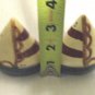 SAIL BOAT SALT/PEPPER SHAKERS HAND PANITED