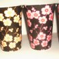 2 CERAMIC BROWN PRINTED MUGS SET SIZE M
