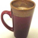 NEW RED /BROWN TALL MUG