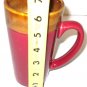 NEW RED /BROWN TALL MUG