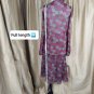 Sigrid Olsen berry pink print skirt set size 10