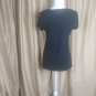 Ann Taylor LOFT Black Detail Cotton Tee Shirt Size S