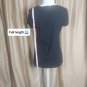 Ann Taylor LOFT Black Detail Cotton Tee Shirt Size S