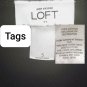 Ann Taylor LOFT Black Detail Cotton Tee Shirt Size S