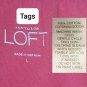 Ann Taylor LOFT Orange Cream Cotton Tee Shirt Size L