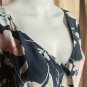 The Last Best Place 100% Silk Floral Print Button Down Maxi Dress Size M