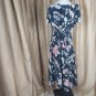 The Last Best Place 100% Silk Floral Print Button Down Maxi Dress Size M