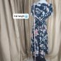 The Last Best Place 100% Silk Floral Print Button Down Maxi Dress Size M