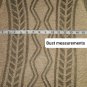 Venus Peach And Brown Detail Long Sleeves Knit Dress Size L