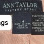 Ann Taylor Factory Store Pink Cotton Belted Pockets Skirt Size 14