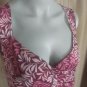 Vintage Old Navy Berry Pink Print Slip On Dress Size M