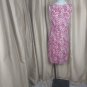 Vintage Old Navy Berry Pink Print Slip On Dress Size M