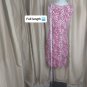 Vintage Old Navy Berry Pink Print Slip On Dress Size M