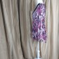 New With Tag Angie Pink & Black Floral Print Lace V Neckline Detail Blouse Size