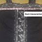 Cotton Express Black Sparkle Lightweight Side Zip Tank Top Size 14W