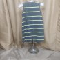 Carter's Child Of Mind Green Striped Cotton Snap Bottom Romper Size 3-6 Mos