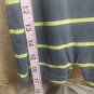 Carter's Child Of Mind Green Striped Cotton Snap Bottom Romper Size 3-6 Mos