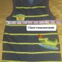 Carter's Child Of Mind Green Striped Cotton Snap Bottom Romper Size 3-6 Mos
