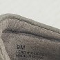 antia Shoes Gray Leather Detail Slip On Wedge Heels Size 9M