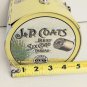 Vintage J & P Coats Spool Shaped Metal Sewing Tin Use As A Fun Purse