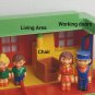 VINTAGE 1975 IDEAL THINK & LEARN LIVE-IN TRAIN w/MacMAGNET MAGNETIC FAMILY