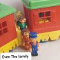 VINTAGE 1975 IDEAL THINK & LEARN LIVE-IN TRAIN w/MacMAGNET MAGNETIC FAMILY
