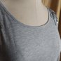 Venus Gray Sparkle Detail Cold Shoulder Knit Top Size L