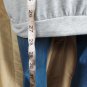 Venus Gray Sparkle Detail Cold Shoulder Knit Top Size L