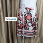 Ann Taylor Beige Floral Print Side Zip Skirt Size 16