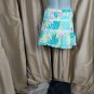 Lilly Pulitzer Tropical Print Tiered Lace Detail Cotton Fully Lined Mini...