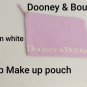 Dooney & Bourke Lavender Canvas Zip Makeup Pouch
