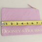 Dooney & Bourke Lavender Canvas Zip Makeup Pouch