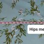 Big Water Blue Sky Blue Floral Cotton Swing Dress Size L