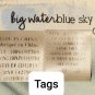Big Water Blue Sky Blue Floral Cotton Swing Dress Size L
