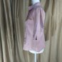 Ann Taylor LOFT Pale Pink V Neckline Stretch Button Down Top Size 8