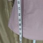 Ann Taylor LOFT Pale Pink V Neckline Stretch Button Down Top Size 8
