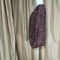 I.N. Studio Layered Wrap Chain Detail Neckline Knoted Waist Top Size 1X
